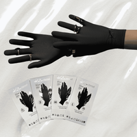 Premium bamboo wellness gloves for sensitive, eczema-prone and dry skin, lightweight, breathable, hypoallergenic and temperature-regulating hand-care gloves designed for comfort, moisturising rituals and daily wear; soft, silky, second-skin fabric that soothes irritation and supports skin health with elegant, unisex style.