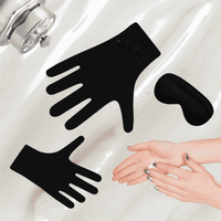 Premium bamboo moisturising gloves for sensitive, eczema-prone and dry skin, lightweight, breathable, hypoallergenic and temperature-regulating hand-care gloves designed for comfort, moisturising rituals and daily wear; soft, silky, second-skin fabric that soothes irritation and supports skin health with elegant, unisex style.