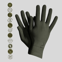 Kalmthread hypoallergenic soft breathable lightweight organic bamboo gloves made for sensitive skin and eczema relief for adults and kids