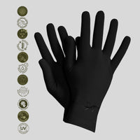 Kalmthread hypoallergenic soft breathable lightweight organic bamboo gloves made for sensitive skin and eczema relief for adults and kids