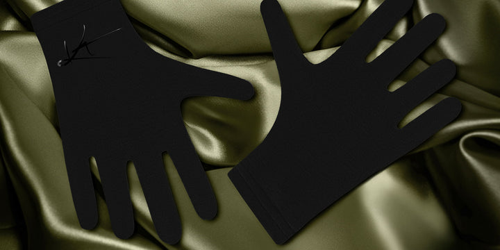 Kalmthread hypoallergenic soft breathable lightweight organic bamboo gloves made for sensitive skin and eczema relief for adults and kids